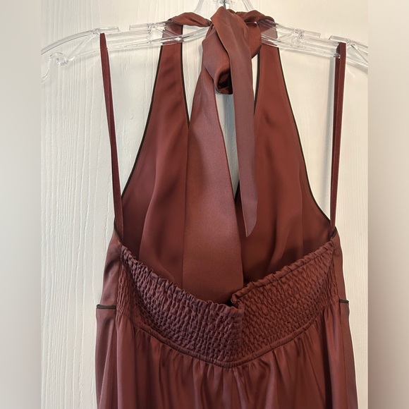 Banana Republic Silk Halter Midi Dress - XS - Picture 4 of 7